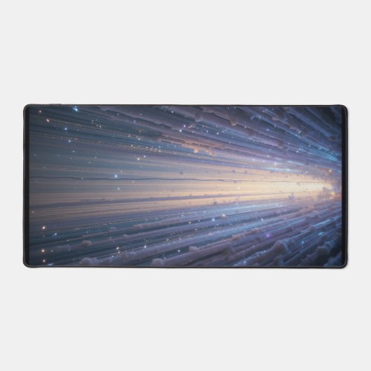 kosmische harige waterval bureaumat (Voorkant)