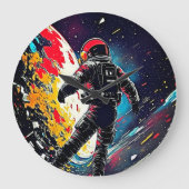 Kosmische harmonie: verloren in de ruimte grote klok (Voorkant)