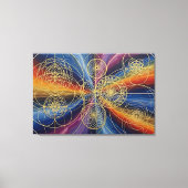 Kosmische Heilige Geometrie Canvas Afdruk (Voorkant)