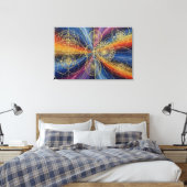 Kosmische Heilige Geometrie Canvas Afdruk (Insitu (Slaapkamer))