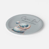 Kosmische! Hemelse 1e Jongen Verjaardag Papieren Bordje (Gekanteld)