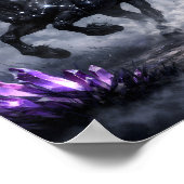 Kosmische Hengst Sterrenbeeld Maan Ring Kristal Fa Poster (Hoek)