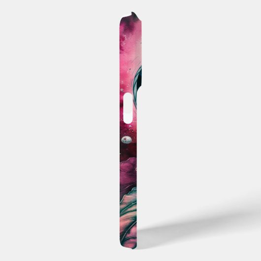 Kosmische Hibiscus Dromen Roze Tropische Bloem Case-Mate iPhone Case (Achterkant / Rechts)