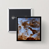 Kosmische IJs Hemelse Ruimte Foto Vierkante Button 5,1 Cm (Voorkant /achterkant)