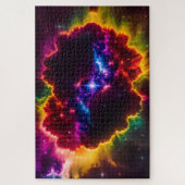 Kosmische Indigo Fantasy Cloud Rond een ster in de Legpuzzel (Verticaal)
