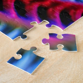 Kosmische Indigo hypnotisch Nodig Rainbow Fun Swir Legpuzzel (Zijkant)