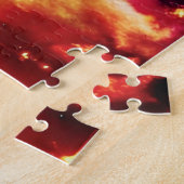 Kosmische Indigo Interstellaire Gebeurtenis in de  Legpuzzel (Zijkant)