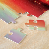 Kosmische Indigo Interstellaire Gebeurtenis in Mag Legpuzzel (Zijkant)