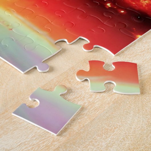 Kosmische Indigo Interstellaire Gebeurtenis in Mag Legpuzzel (Zijkant)