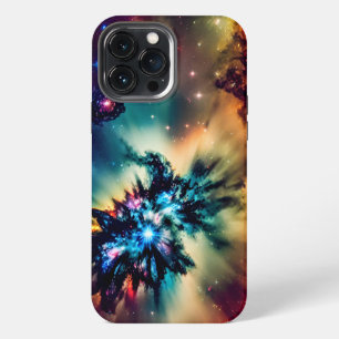Kosmische indigokleuren mystificeren het gehypnoti iPhone 13 pro max hoesje
