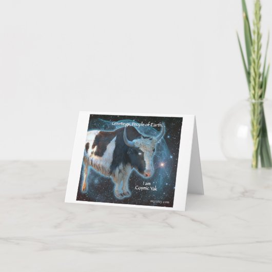 Kosmische Jakken Kaart (Voorkant)