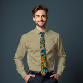 Kosmische Kaleidoscoop Abstracte Kunst Stropdas