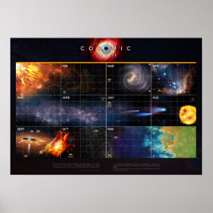 Kosmische kalender — Cosmos Poster