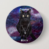 Kosmische Kat Button (Voorkant)
