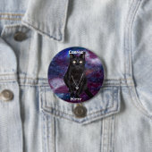 Kosmische Kat Button (In situ)