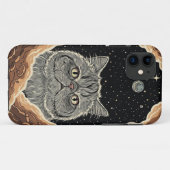 Kosmische Kat Case-Mate iPhone Case (Achterkant (horizontaal))