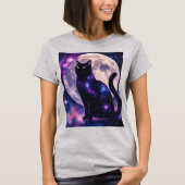 Kosmische kat – Celestial Dreamer Design T-shirt (Voorkant)
