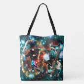 Kosmische Kat Gamma Tote Bag (Achterkant)