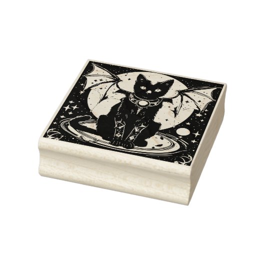 Kosmische Kat Kat Kat I Rubberstempel (Stempel)