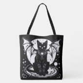 Kosmische Kat Kat Kat I Tote Bag (Achterkant)