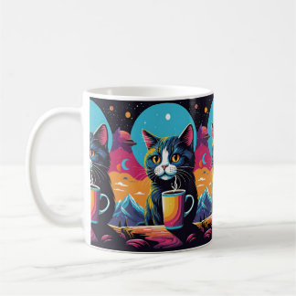 Kosmische Kat Koffie Koffiemok