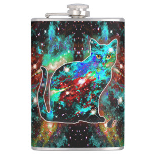 Kosmische Kat Lambda Heupfles