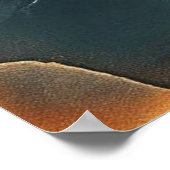 Kosmische kat op Disco MuShrooms Poster (Hoek)
