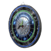 Kosmische Kat Sneeuwvlok Dartbord (Voorkant Rechts)