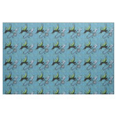 Kosmische Kat Sneeuwvlok Stof (Fat Quarter)