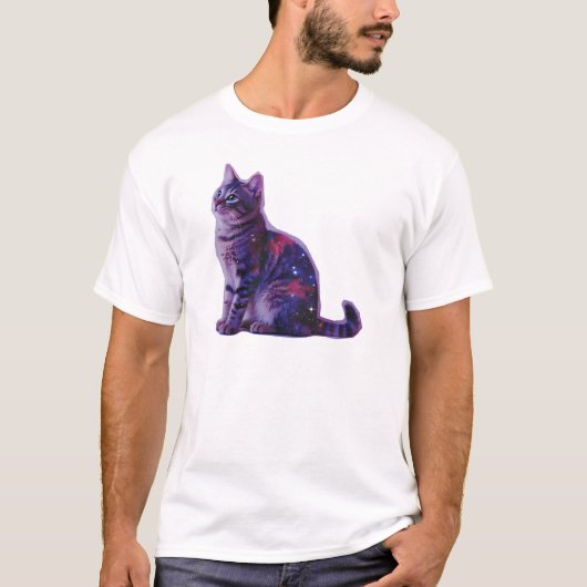 Kosmische Kat T-shirt (Voorkant)