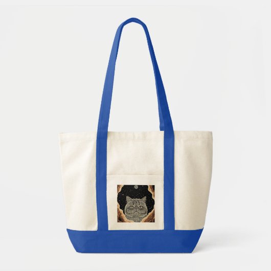 Kosmische Kat Tote Bag (Voorkant)