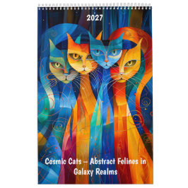 Kosmische Katten – Abstracte Katten in Galactische Kalender
