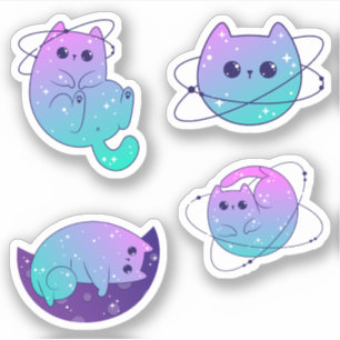 Kosmische Katten - Celestial Cat Sticker Pack