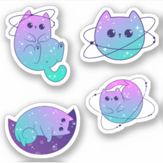 Kosmische Katten - Celestial Cat Sticker Pack