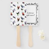 kosmische katten handwaaier (Voorkant en achterkant)