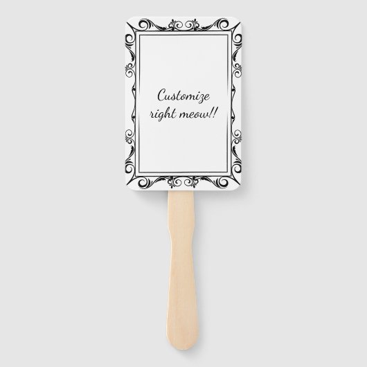 kosmische katten handwaaier (Achterkant)