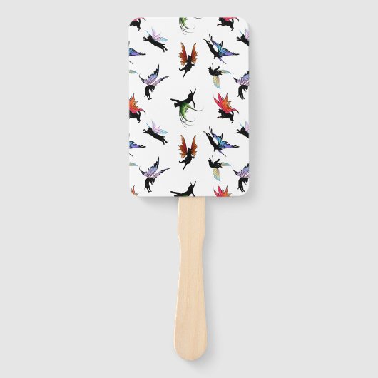 kosmische katten handwaaier (Voorkant)