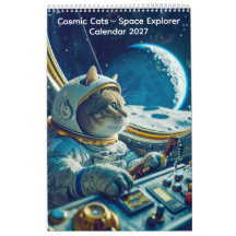 Kosmische Katten - Ruimtereiziger Kalender