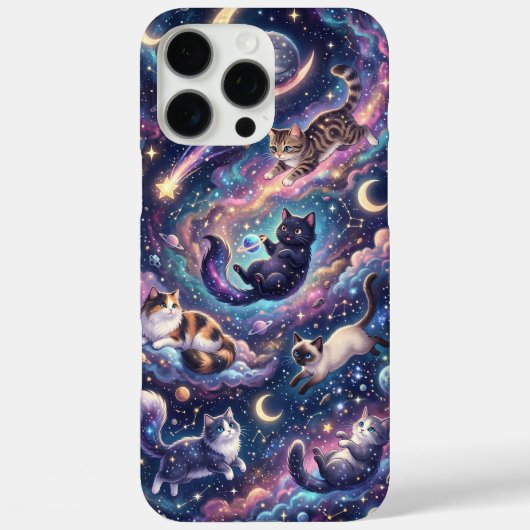 Kosmische Katten Tussen de Sterren Case-Mate iPhone Case (Achterkant)