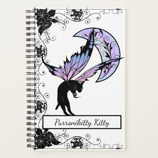 Kosmische Kattenmaan Planner (Voorkant)