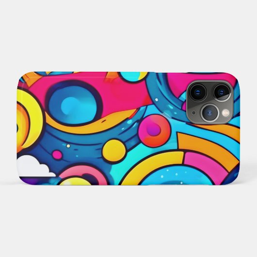 Kosmische Kermis Kunst Case-Mate iPhone Case (Achterkant (horizontaal))