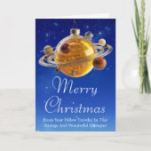 Kosmische kerst Kaart (Voorkant)
