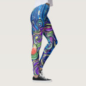 Kosmische Kerstboom Leggings (Rechts)