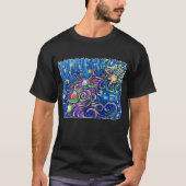 Kosmische Kerstboom T-shirt (Voorkant)