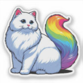 Kosmische Kitty Sticker (Voorkant)