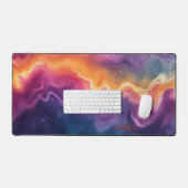 Kosmische Kleuren Abstract Bureaumat (Keyboard & Muis)