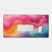 Kosmische Kleuren Abstract Bureaumat (Keyboard & Muis)