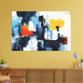 Kosmische Kleuren Canvas Afdruk (Insitu (Woonkamer))