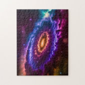 Kosmische kleuren Galaxy en sterren in de ruimte Legpuzzel (Verticaal)