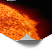 Kosmische kleuren zonnestelsel poster (Hoek)